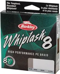 Berkley Whiplash 8 Geflochtene Schnur 150m 0.25mm 40kg Crystal