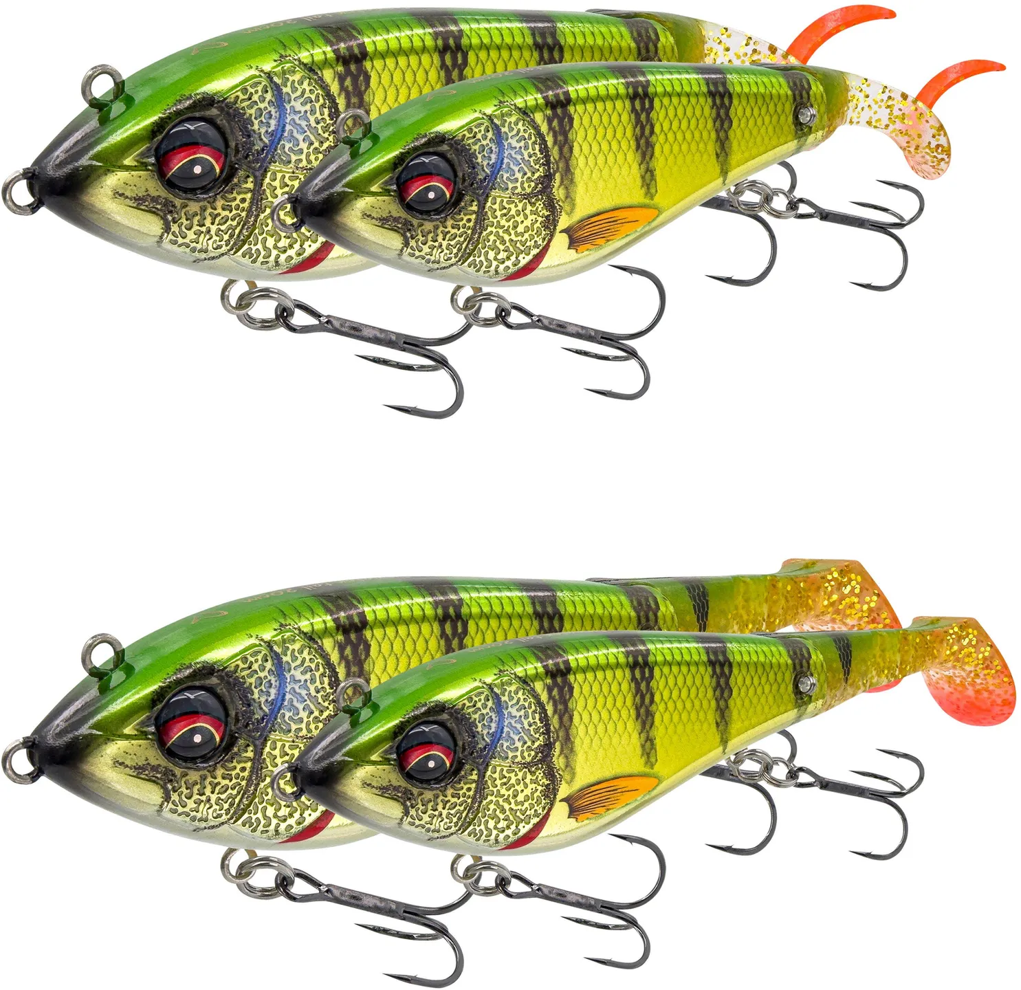 Savage Gear Deviator Tail Tail baits & hybrid baits 20cm 87g 0.5–2m Firetiger