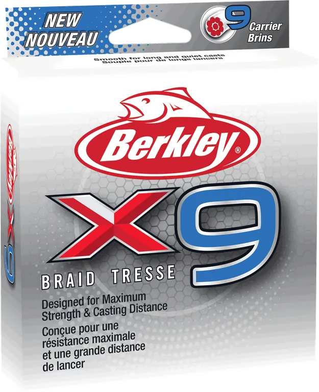 Berkley x9 Braid 0.06mm 150m 6.4kg Low-Vis Green