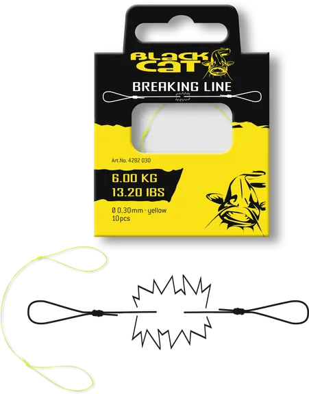 Black Cat Breaking Line 0.30mm 6kg