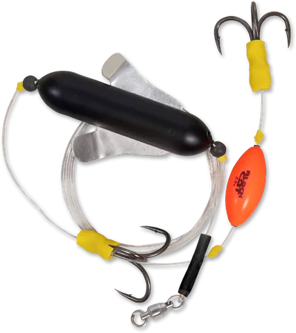 Black Cat Worm River Rig 2m 2/0 2pcs