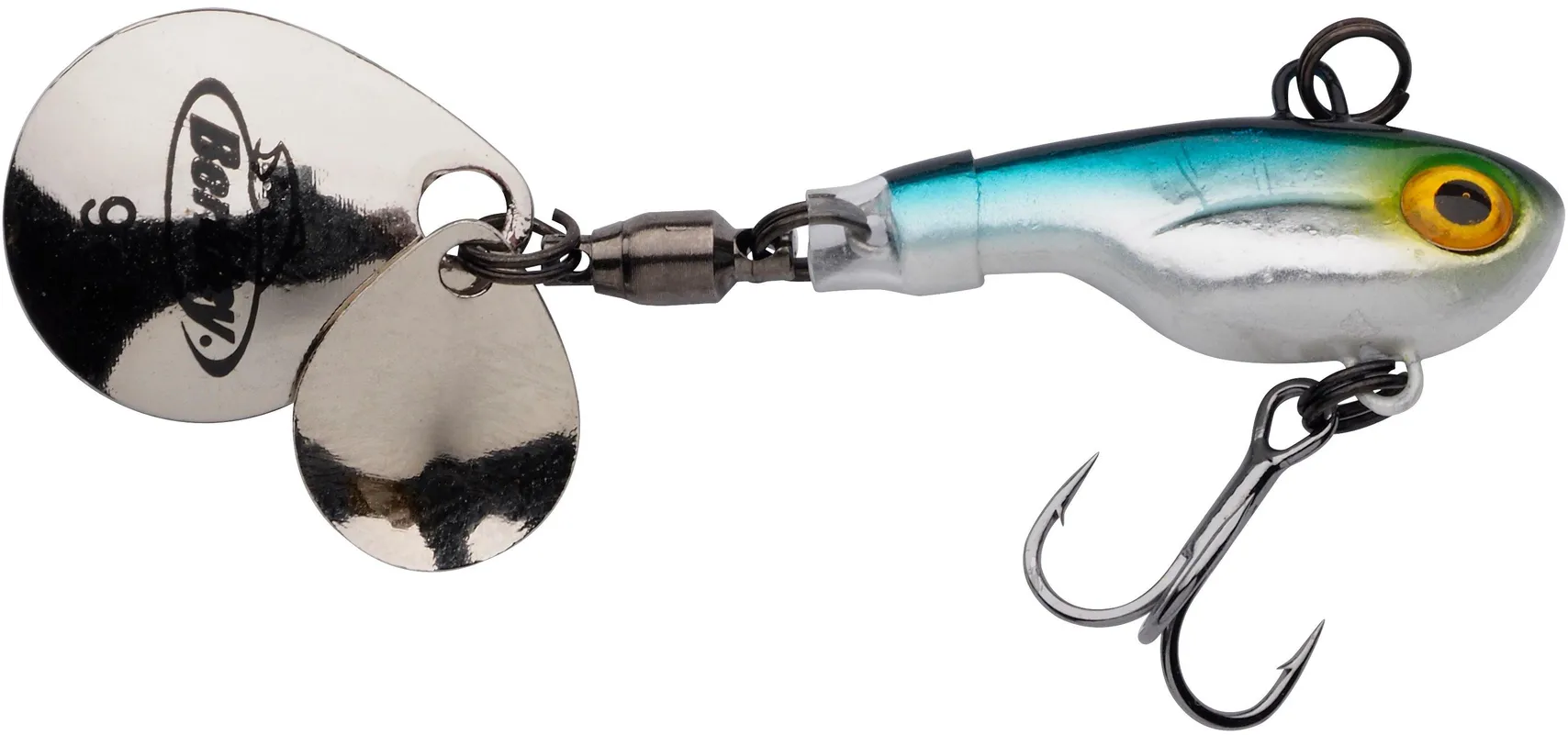 Berkley Pulse Spintail 6cm 9g Blue Silver Glitter
