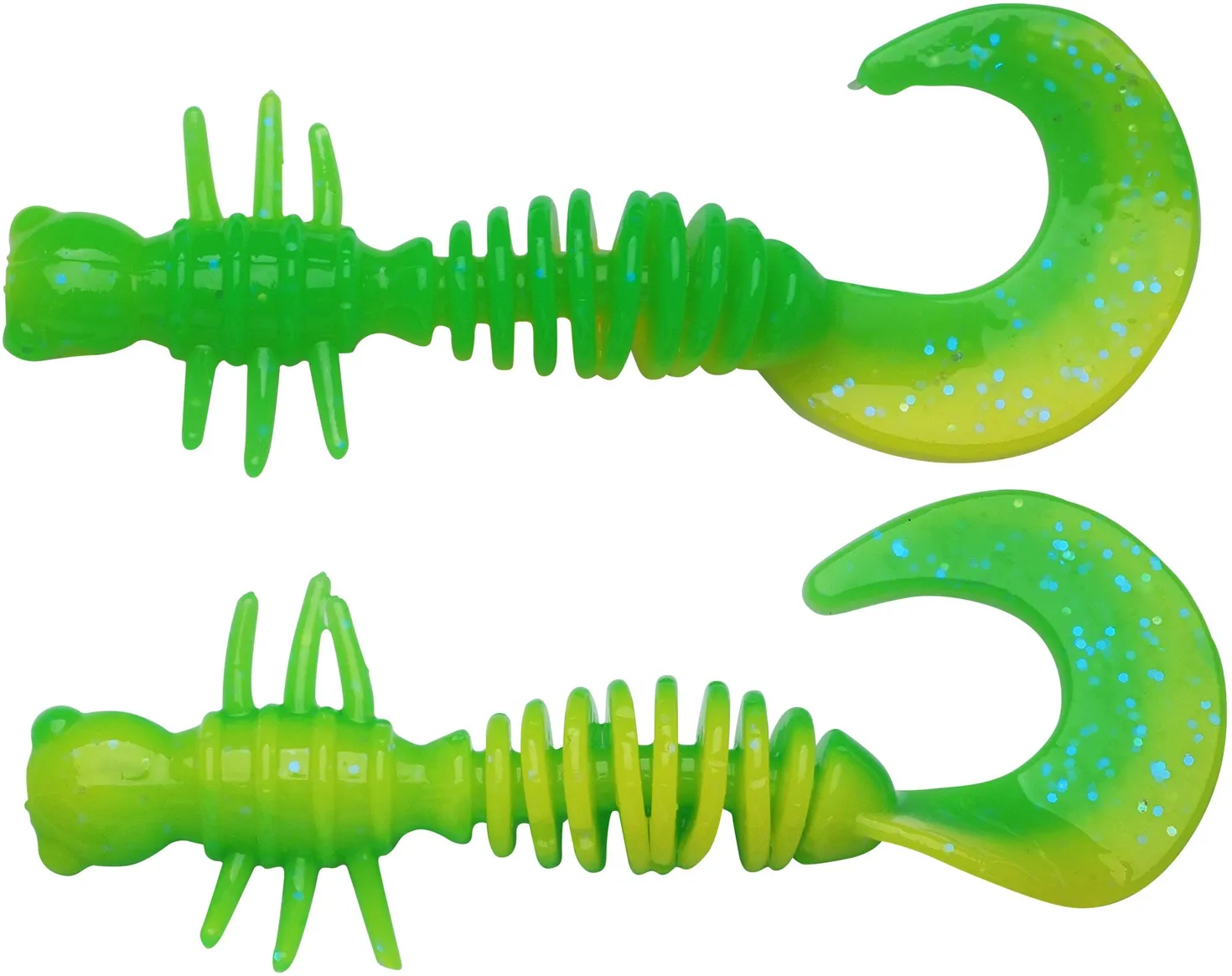 Berkley PowerBait Power Curly 5.5cm Spring Green/Sunshine Yellow