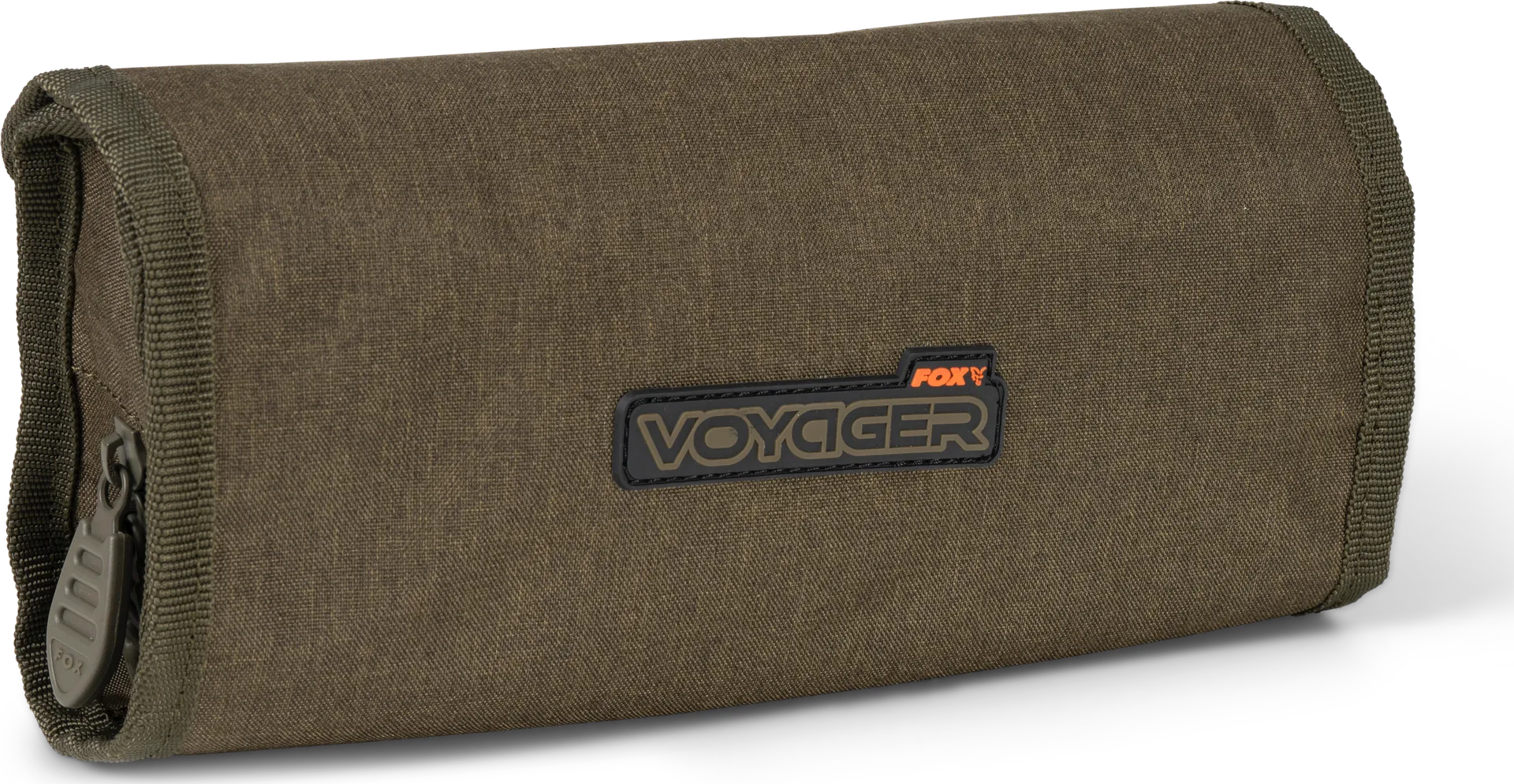 Fox Voyager Roll Wash Bag 3 Compartments 100% Polyester Water Resistant Hanging Hook
