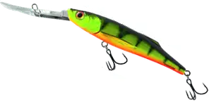 Salmo Freediver Super Deep Runner 12cm 12.2m 24.5g Hot Perch