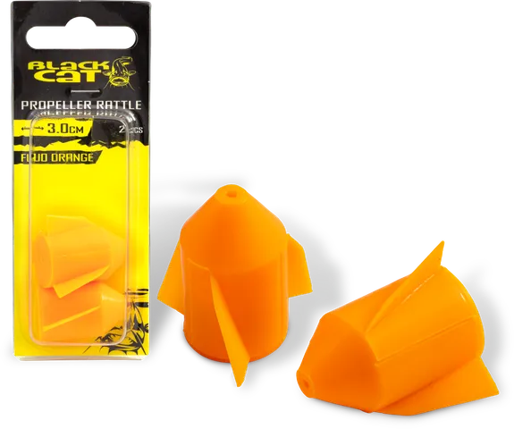 Black Cat Propeller Rattles 2.4cm