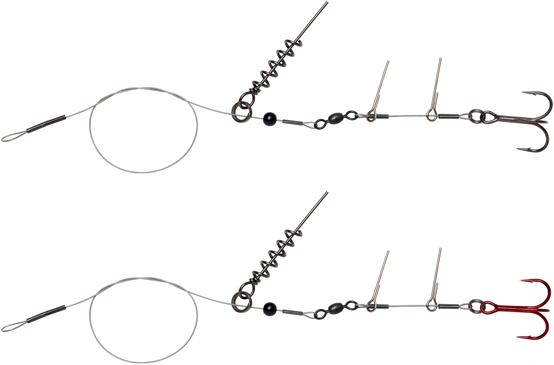 Savage Gear Linethru Corkscrew Rig 1/0 45cm 31kg 2pcs