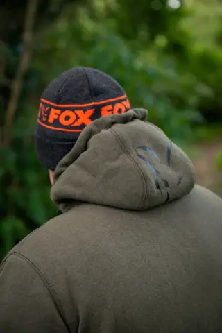Fox Collection Sherpa Hoody Black/Orange L