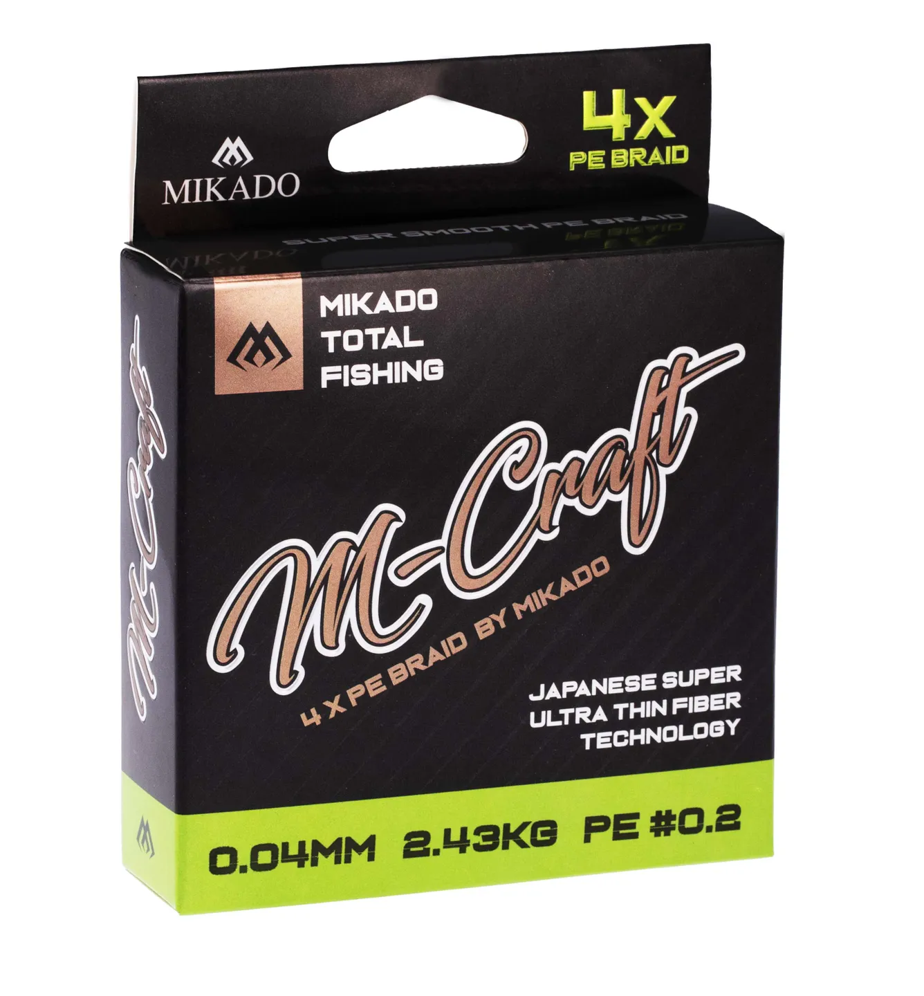 Mikado M-Craft Braid - 0.06mm, 3.83kg, 150m, Fluo