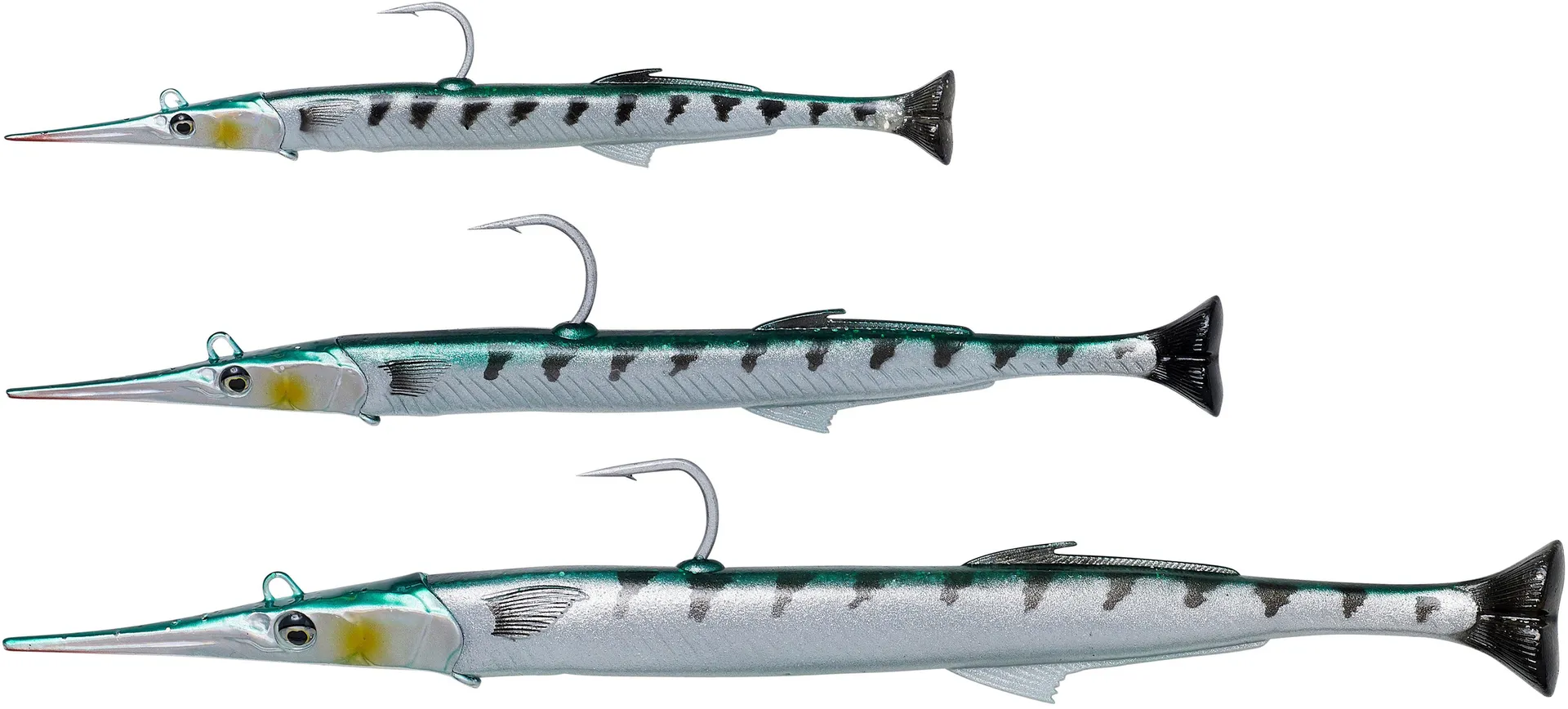 Savage Gear 3D Needlefish Pulsetail 30cm 105g Needlefish (Silver)
